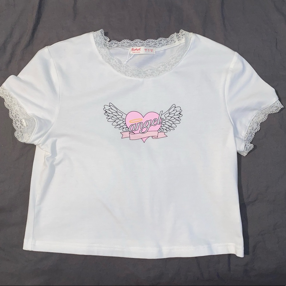 Angel Lace Crop Top